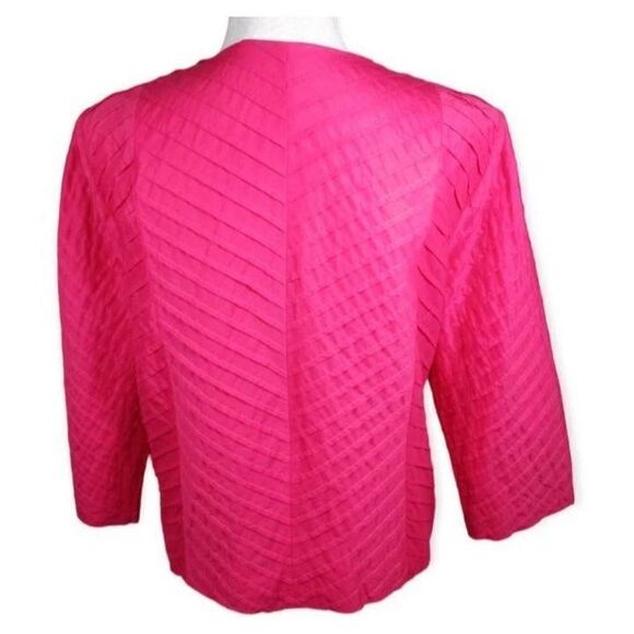 CHICO'S PINK JACKET SZ.1/M EUC. - Picture 3 of 7